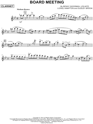 Board Meeting - Clarinet