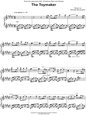 The Toymaker by Michele McLaughlin - Sheet Music