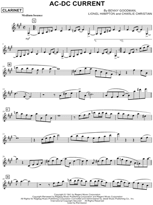 AC-DC Current - Clarinet