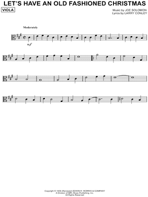 Let's Have An Old Fashioned Christmas