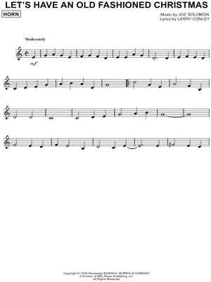 Let's Have An Old Fashioned Christmas