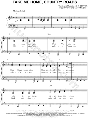 Take Me Home, Country Roads