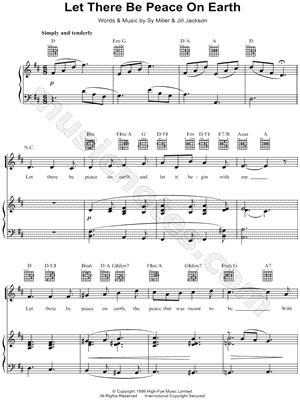 Let There Be Peace on Earth