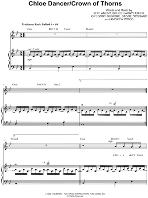Chloe Dancer / Crown of Thorns