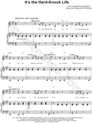 It's the Hard-Knock Life