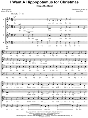 I Want a Hippopotamus for Christmas