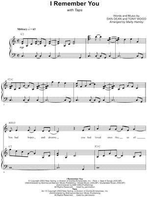 I Remember You (with Taps)
