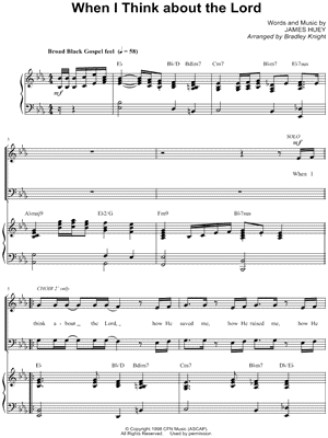 When I Think About the Lord