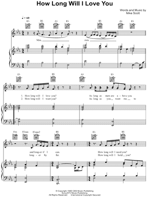 How Long Will I Love You