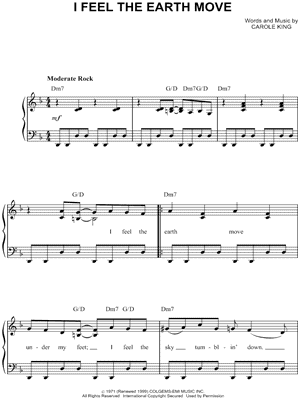 I FEEL THE EARTH MOVE