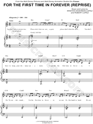 For the First Time in Forever (Reprise)