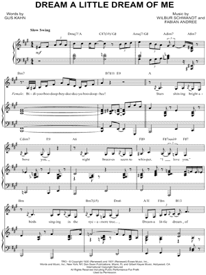 Dream a Little Dream of Me [vocal duet]