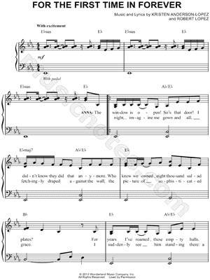 For the First Time in Forever