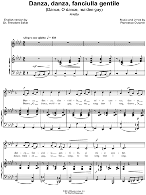 Danza, danza, fanciulla gentile