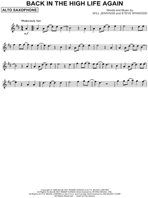 Back In the High Life Again