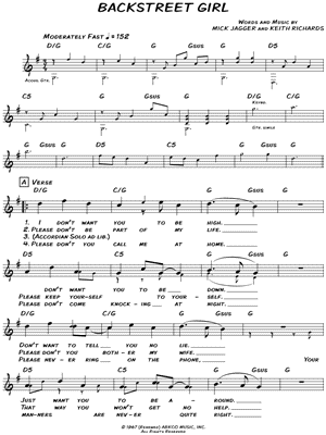 BACKSTREET GIRL