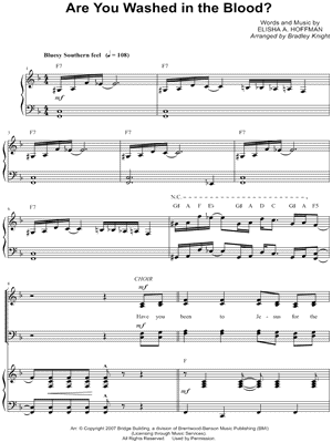 Are You Washed In the Blood?