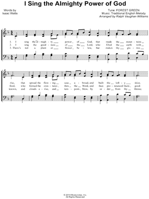 I Sing the Almighty Power of God