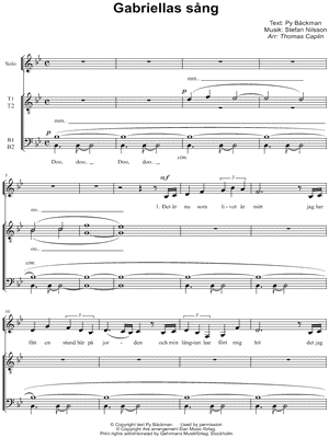 Gabriellas Sång (Swedish Version)
