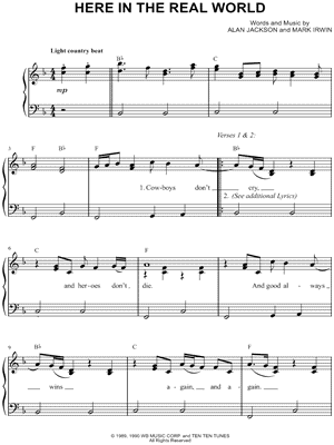 Here In The Real World