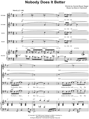 Nobody Does It Better