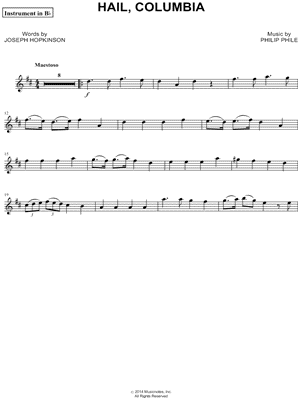 Hail, Columbia! - Bb Instrument