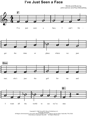 I've Just Seen a Face