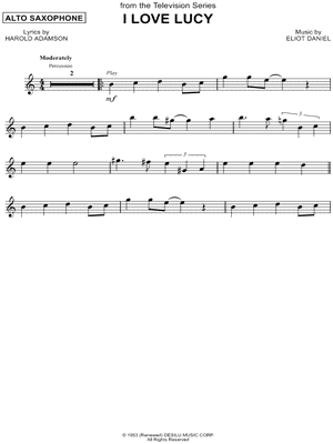 I Love Lucy from I Love Lucy - Sheet Music