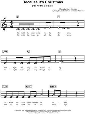 Because It's Christmas (For All The Children)