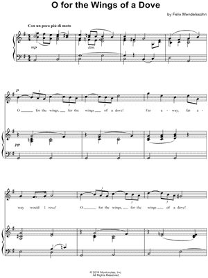 O for the Wings of a Dove