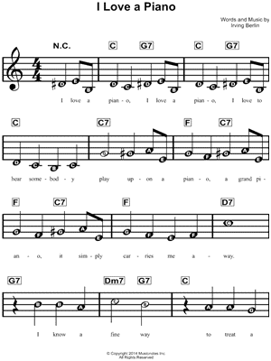 I Love a Piano