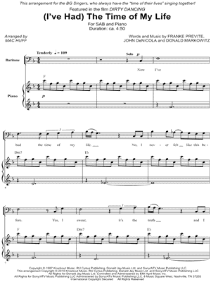 (I've Had) The Time of My Life