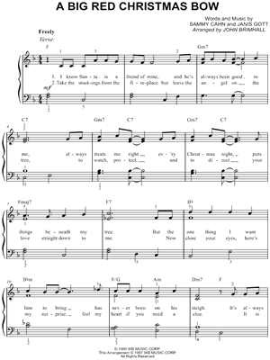 A Big Red Christmas Bow