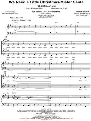 We Need a Little Christmas / Mister Santa