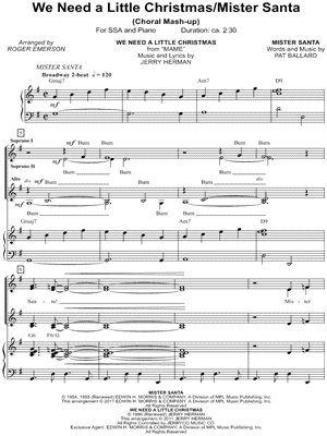 We Need a Little Christmas / Mister Santa