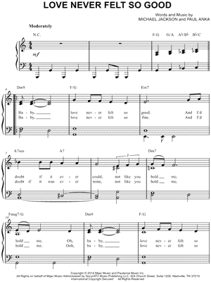 Love Never Felt So Good