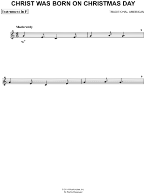 Christ Was Born on Christmas Day