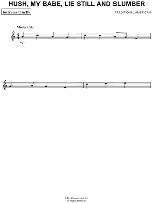 Hush, My Babe, Lie Still and Slumber