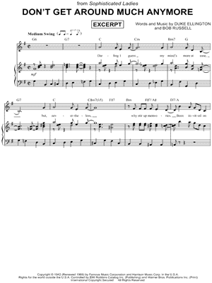 Don't Get Around Much Anymore