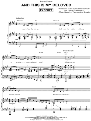 AND THIS IS MY BELOVED