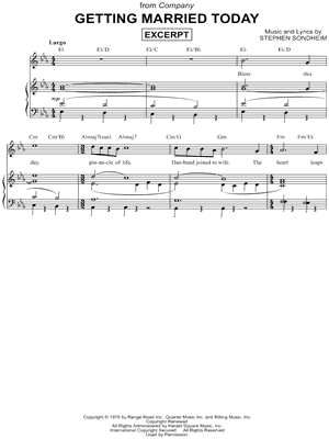 GETTING MARRIED TODAY