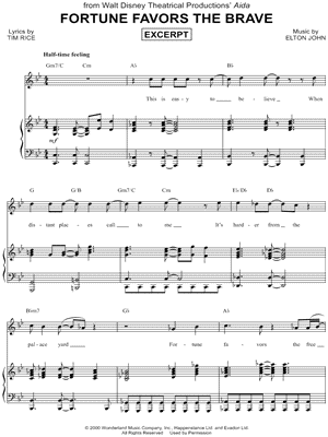 FORTUNE FAVORS THE BRAVE