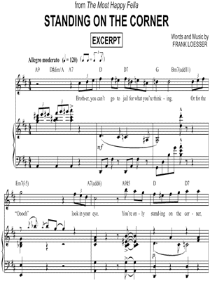 STANDING ON THE CORNER