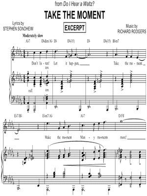 Take the Moment [Excerpt]