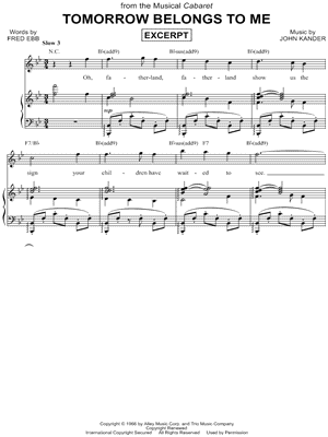 TOMORROW BELONGS TO ME