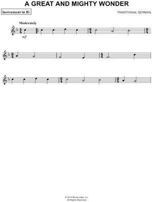 A Great and Mighty Wonder