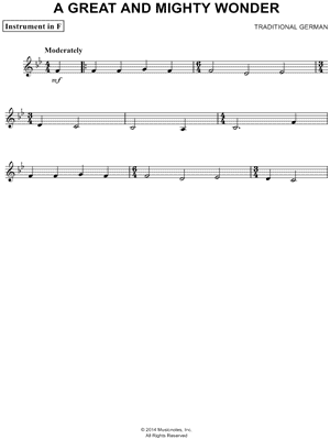 A Great and Mighty Wonder