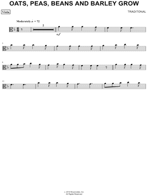 Oats, Peas, Beans and Barley Grow - Viola