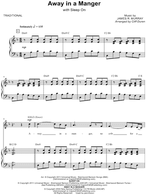 Away In a Manger (with Sleep On)