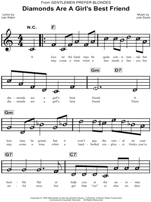 Diamonds Are A Girl's Best Friend